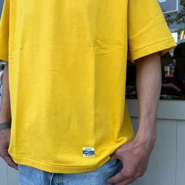 ARMY TWILL - 30/2 OE HALF SLEEVE PRINT TEE_AT - YELLOW