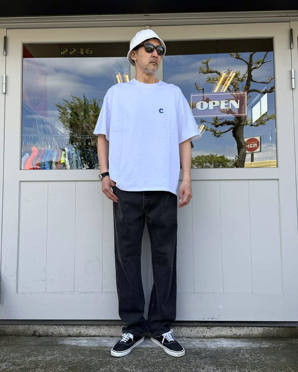 CHALLENGER - PIGMENT C PATCH TEE - WHITE