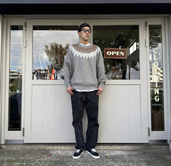 CHALLENGER - NATIVE ARROW C/N SWEATER - IVORY