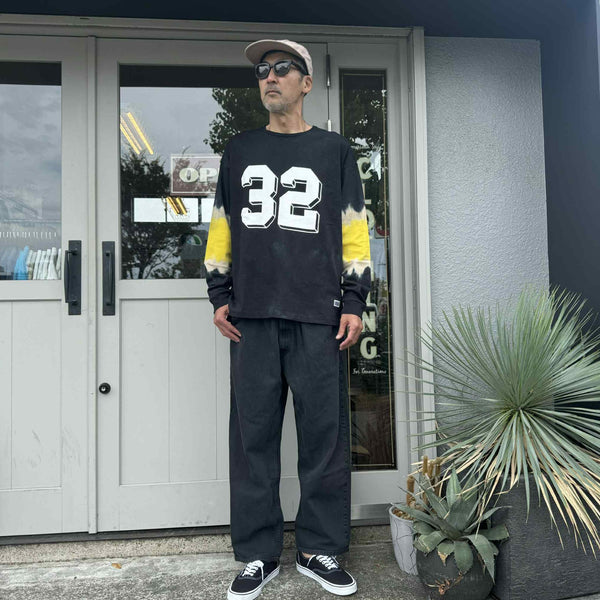 ILL ONE EIGHTY - "32" TIE DYE LS TEE - BLACK