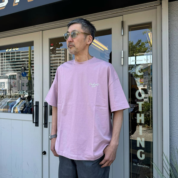 Carhartt WIP - S/S SIGNATURE SCRIPT T-SHIRT - HORTENSIA