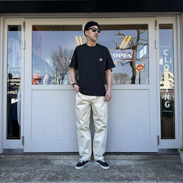 BLUCO - DRY COTTON POCKET T-SHIRT -CHAMP- BLACK