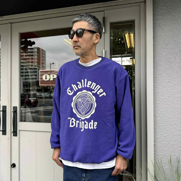 CHALLENGER - COLLEGE C/N FLEECE - PURPLE