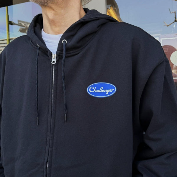 CHALLENGER -BRIGADE ZIP HOODIE - BLACK