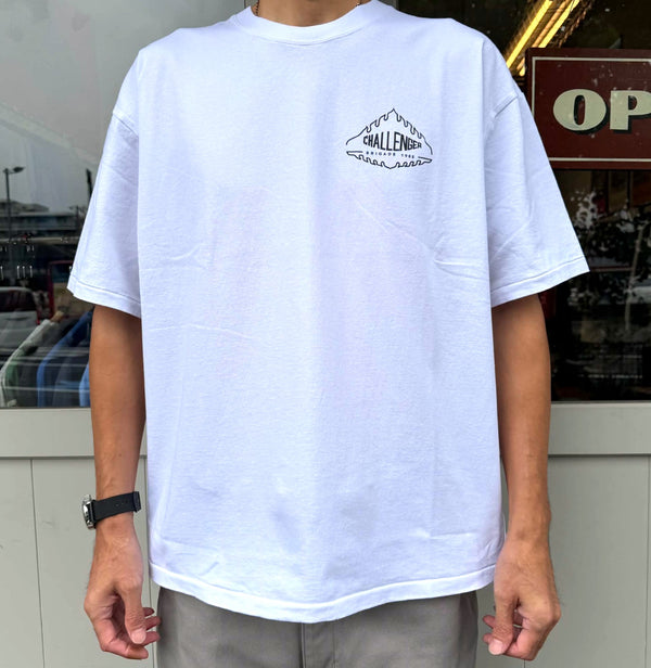 CHALLENGER - SNAKE TEE - WHITE