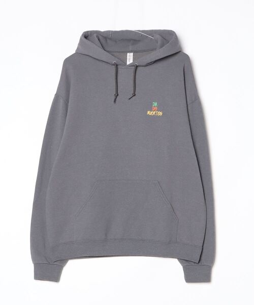 JERZEES - 'DIA DE MUERTOS'PULL HOODIE - CHARCOAL