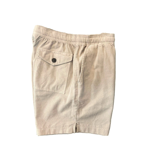 SALVAGE PUBLIC - AUAHI CORDUROY SHORTS - NATURAL