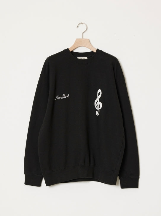 ILL ONE EIGHTY - PATHS OF RHYTHM CREW SWEATSHIRT - BLACK