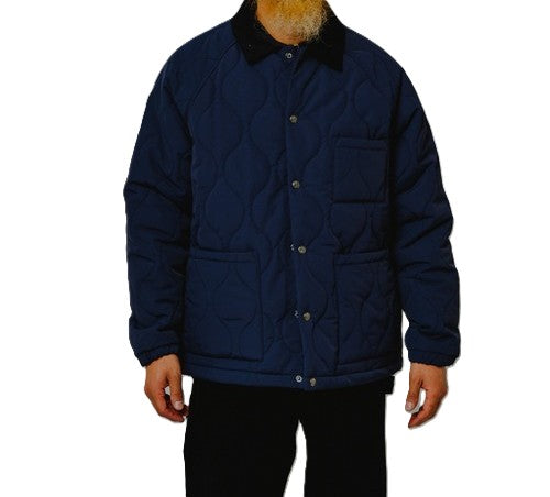 BIGMIKE - QUILTING COACH JACKET - NAVY