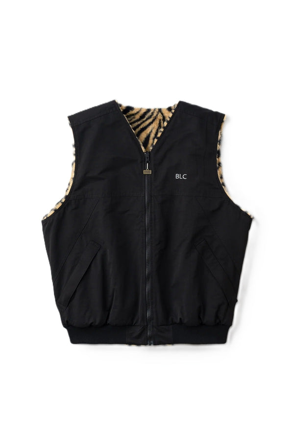 BLUCO - REVERSIBLE FAR VEST - TIGER-BLACK