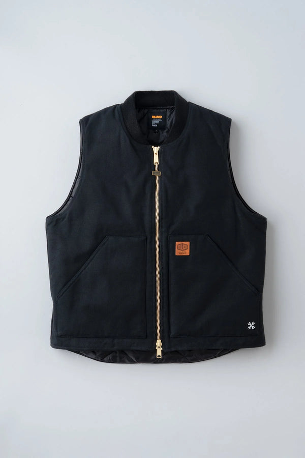 BLUCO - RIBCOLLOR DUCKVEST - BLACK