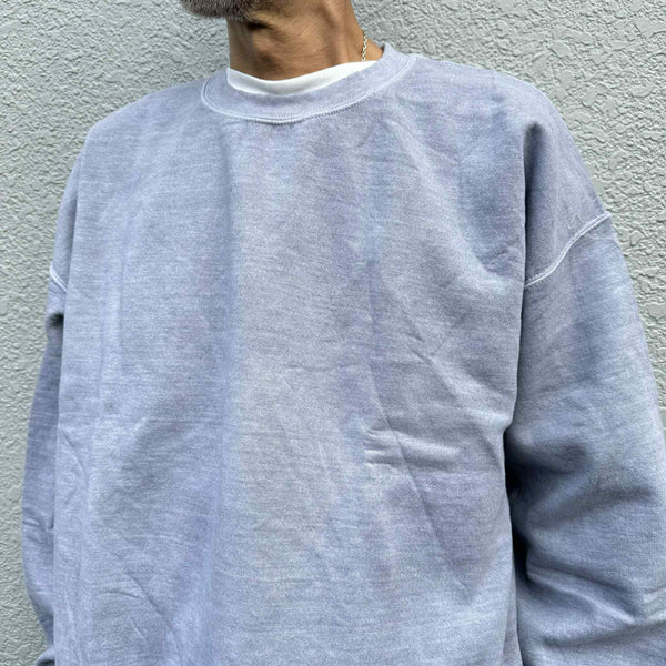 TOWNCRAFT -  90'S PIGMENT CREW SWEAT  - GRAY
