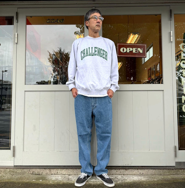 CHALLENGER - COLLEGE C/N SWEAT - GRAY