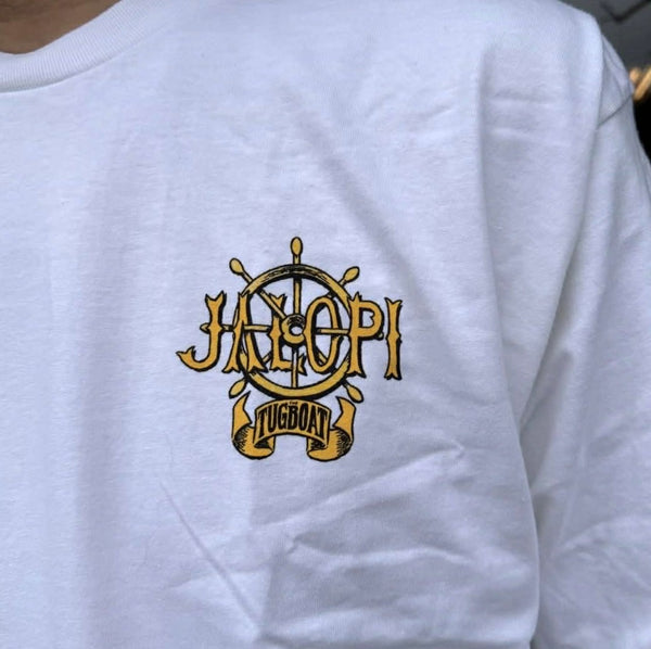 ANTIHERO - JALOPI TUGBOAT LS T-SHIRT - WHITE
