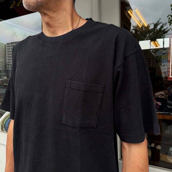 BLUCO - PIGMENT POCKET T-SHIRTS - BLACK