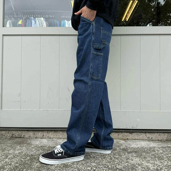 Carhartt WIP - SINGLE KNEE PANT - BLUE STONE WASHED