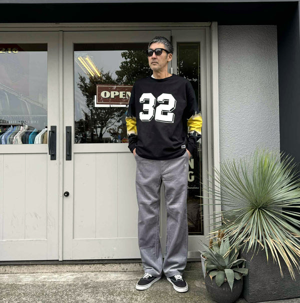 ILL ONE EIGHTY - "32" TIE DYE LS TEE - BLACK