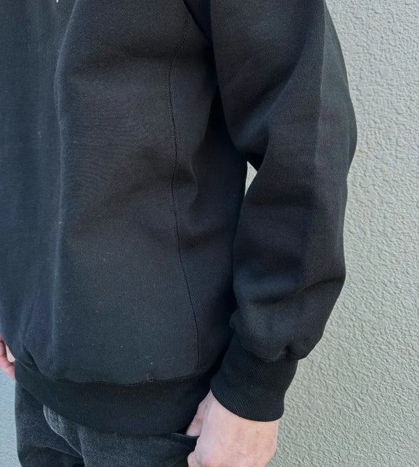 BLACK JAKS - BORN TO BONE CREW SWEAT - BLACK