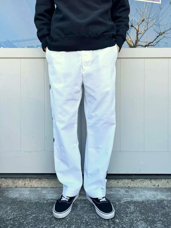 THRIFTY LOOK - LEG BONE DRESS TROUSER - White