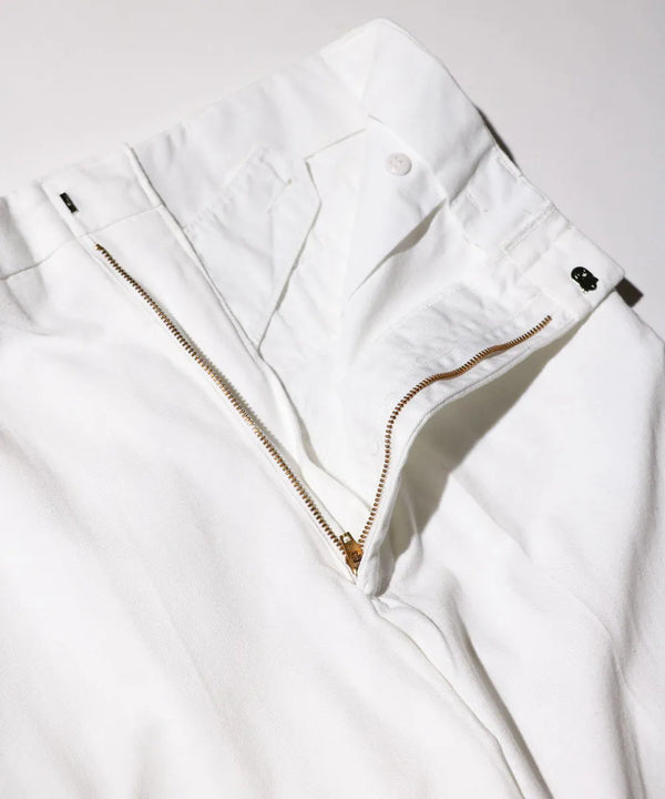 THRIFTY LOOK - LEG BONE DRESS TROUSER - White