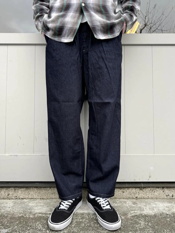 MR.OLIVE -Relax Tapered Easy Pant - INDIGO