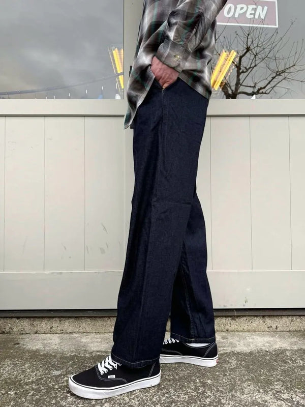 MR.OLIVE -Relax Tapered Easy Pant - INDIGO