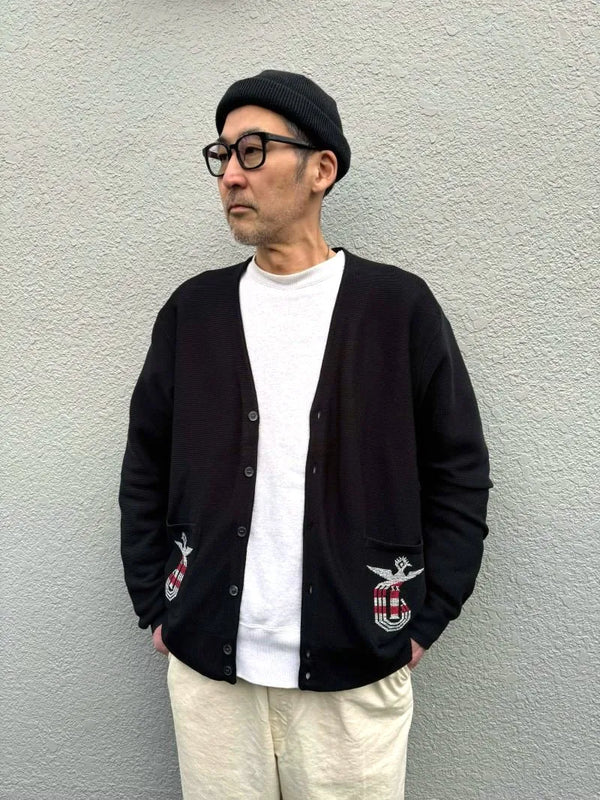 PENNY'S - GUTEMALA V CARDIGAN - BLACK