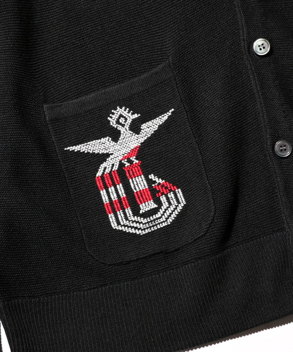 PENNY'S - GUTEMALA V CARDIGAN - BLACK