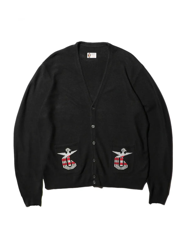 PENNY'S - GUTEMALA V CARDIGAN - BLACK