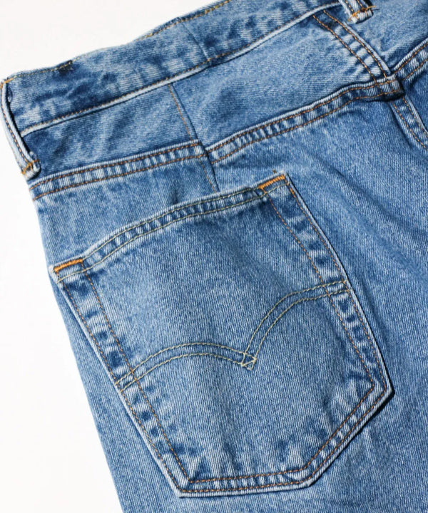 THRIFTY LOOK - LEVIS 550 ONE-TUCK PANTS - BLUE