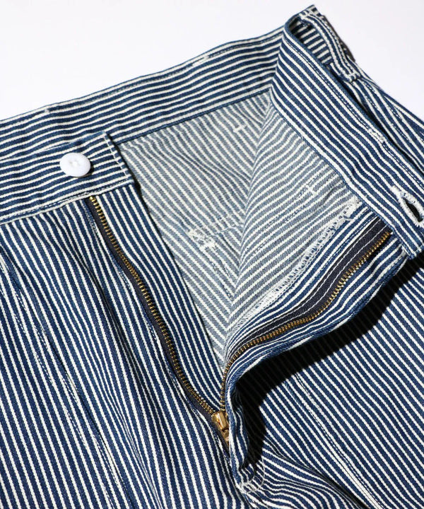 GUNG HO - 4POCKETS WIDE FATIGUE TROUSER - STRIPE