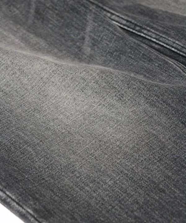 GUNG HO - DENIM TAPARED PANTS - BLACK