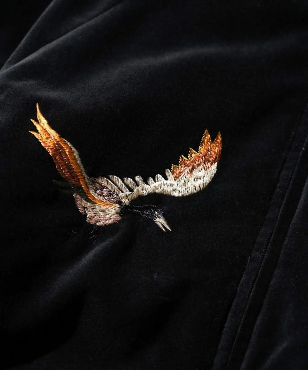 THRIFTY LOOK - SOUVENIR GOOSE BAY JACKET - BLACK VELOUR