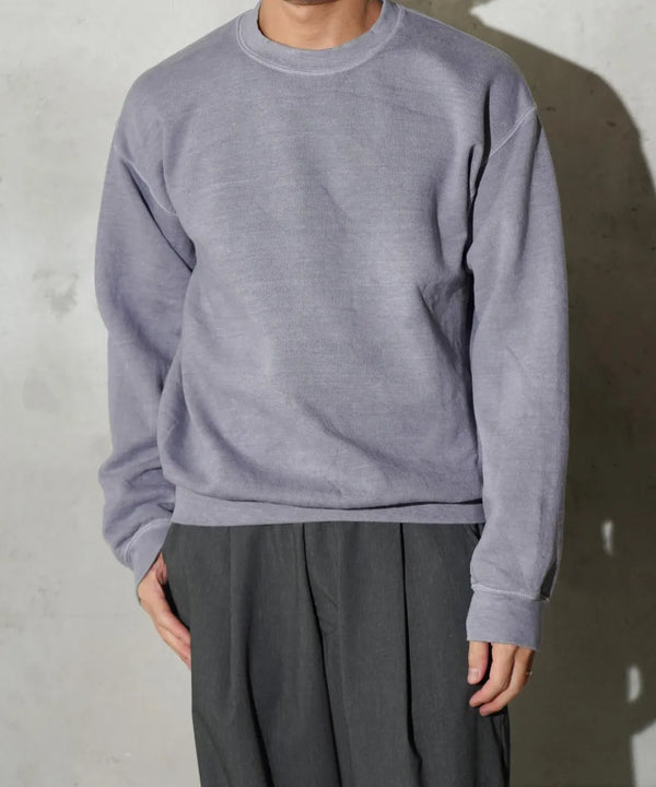 TOWNCRAFT -  90'S PIGMENT CREW SWEAT  - GRAY