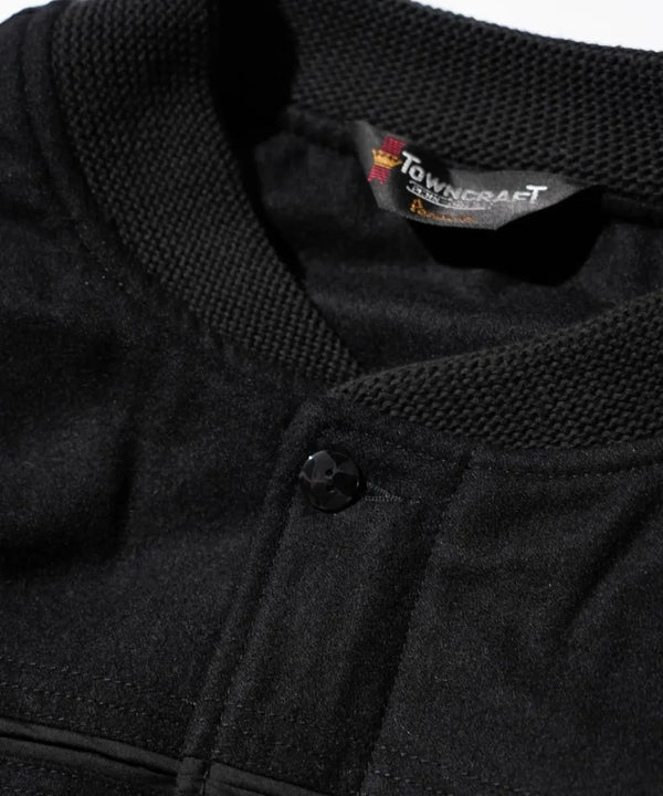 TOWNCRAFT -  BLACK DERBY STYLED JACKET - BLACK