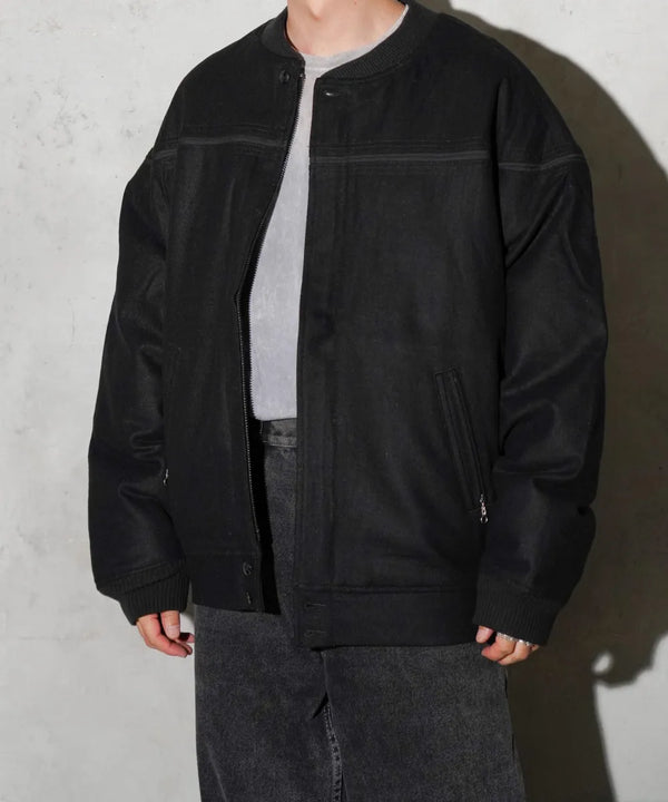 TOWNCRAFT -  BLACK DERBY STYLED JACKET - BLACK