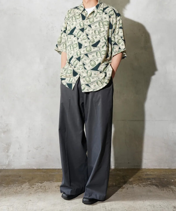 TOWNCRAFT - PRINTED LOOP COLLAR SS SHIRT - DOLLAR