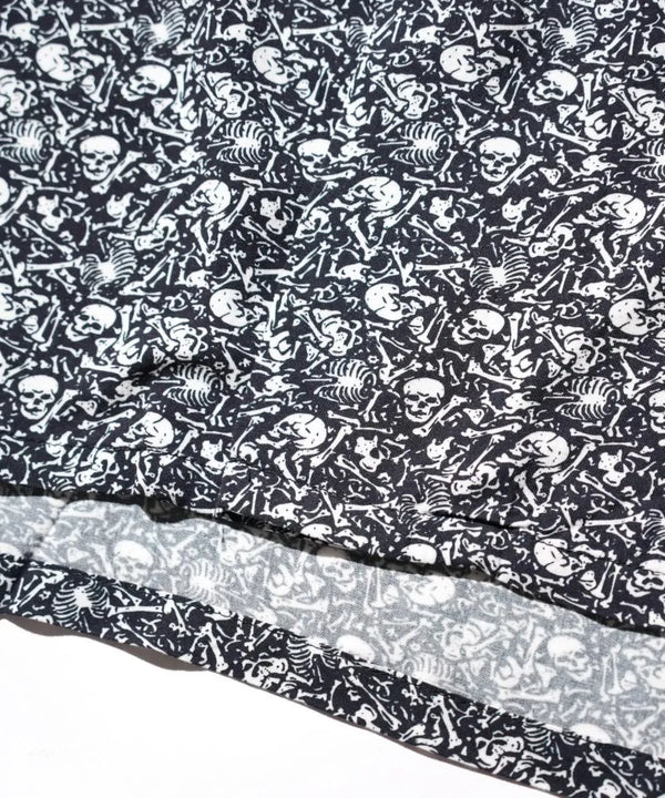 TOWNCRAFT - PRINTED LOOP COLLAR SS SHIRT - SKULL