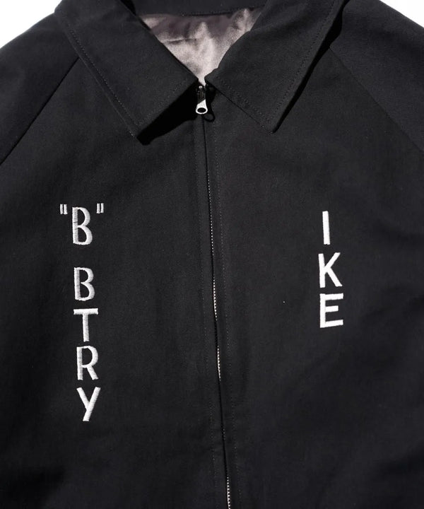 THRIFTY LOOK - GERMANY SOUVENIR PADDED JACKET - BLACK CANVAS