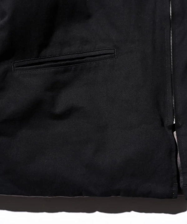 THRIFTY LOOK - GERMANY SOUVENIR PADDED JACKET - BLACK CANVAS