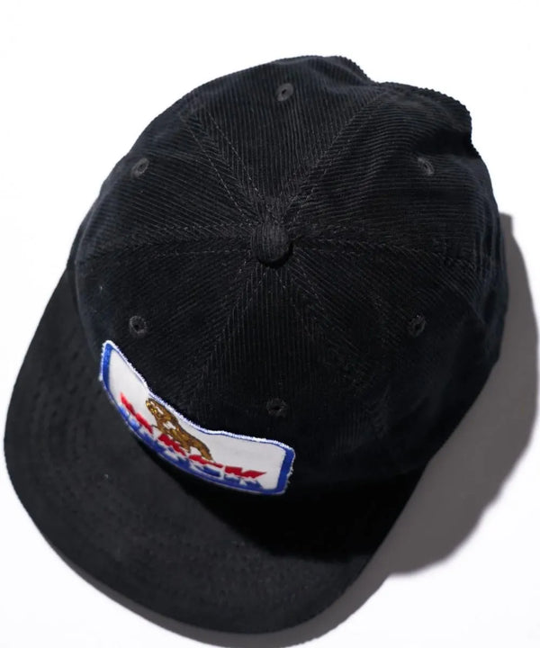 MACK TRUCKS - CORDUROY FLAT VISOR CAP - BLACK
