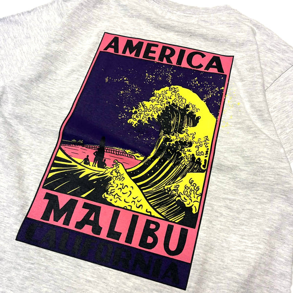 ILL ONE EIGHTY - AMERICAN WAVE TEE - WHITE HEATHER