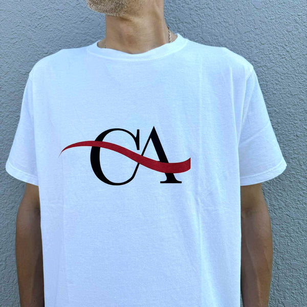 melple - PASADENA SHORT SLEEVE CA - WHITE