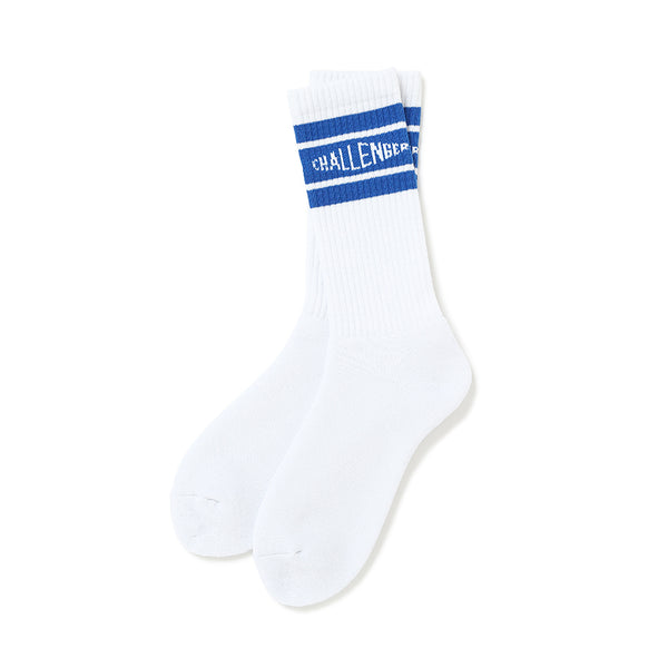CHALLENGER - LINE SOCKS - WHITE