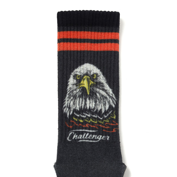 CHALLENGER - EAGLE SOCKS - BLACK