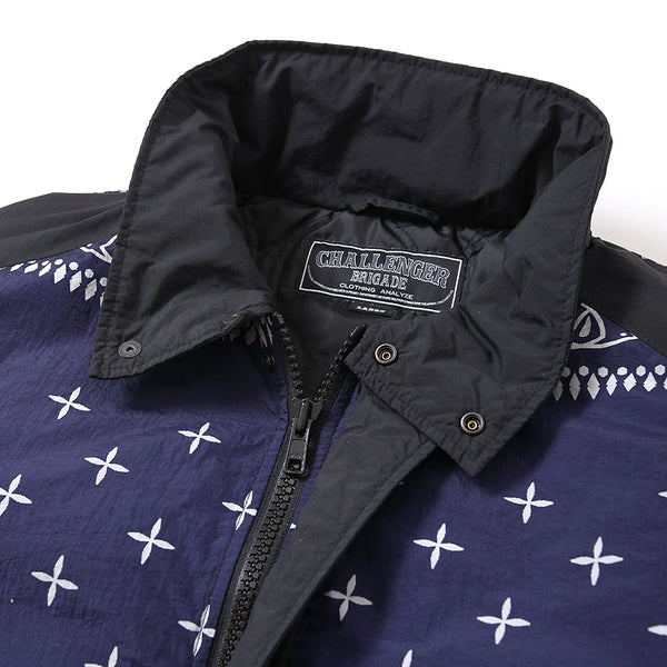 CHALLENGER - BANDANA 80's JACKET - NAVY