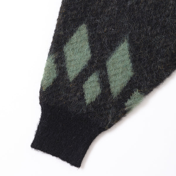 CHALLENGER - NATIVE EAGLE CARDIGAN - BLACK