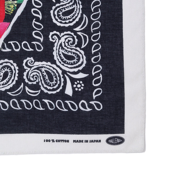 CHALLENGER - SASANQUA BANDANA - BLACK