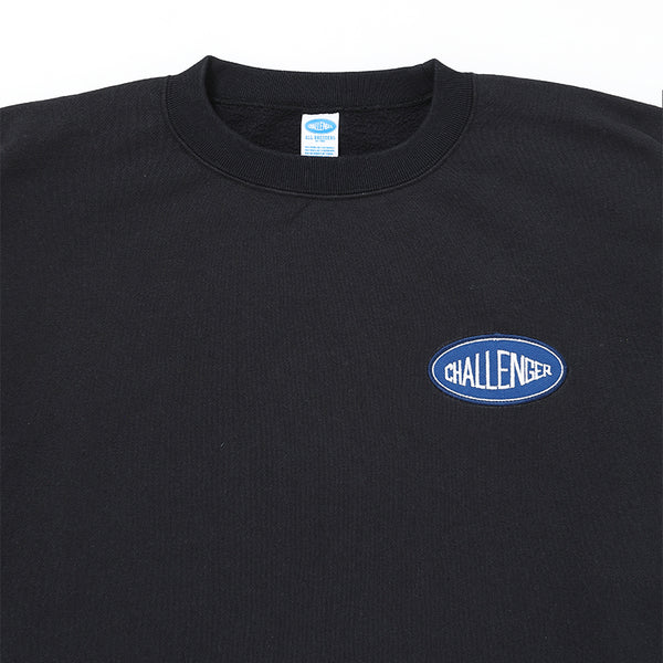CHALLENGER -C/N LOGO PATCH SWEAT - BLACK