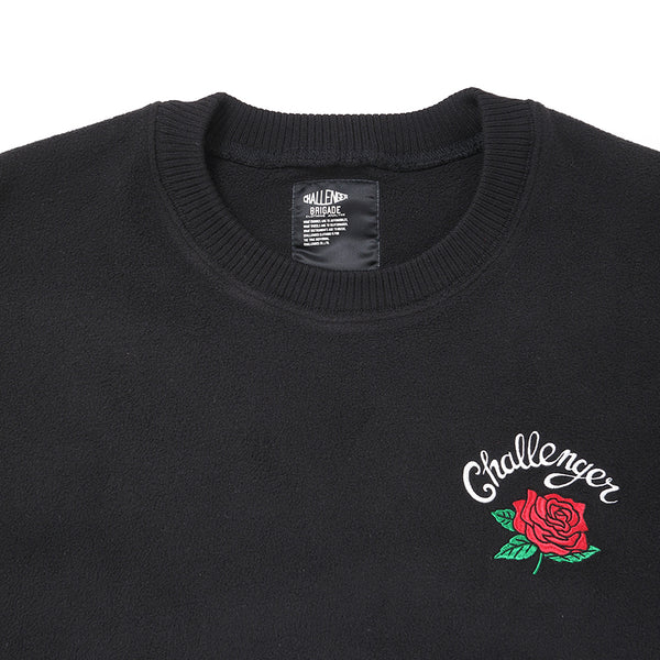 CHALLENGER - ROSE C/N FLEECE - BLACK